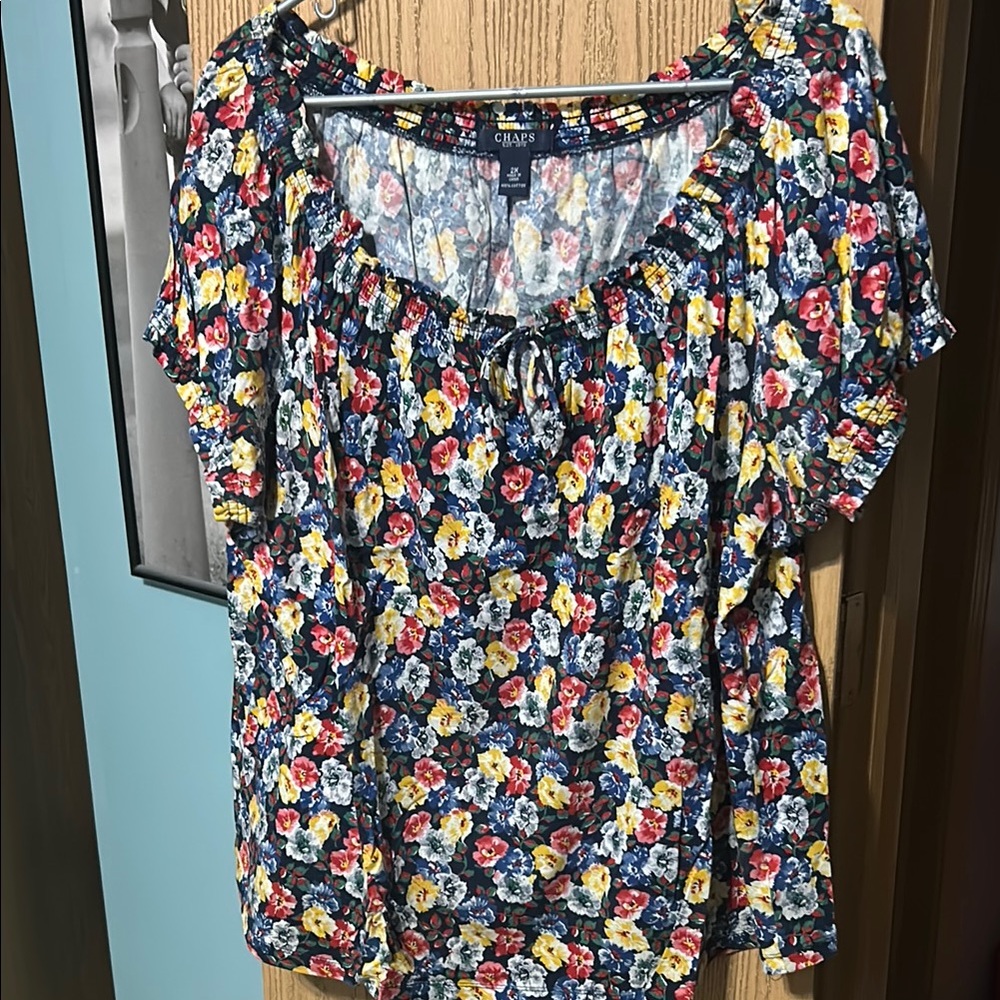 Chaps Floral Women's Top - Multicolor